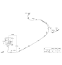 Diagram for 2017 Kia Sedona Parking Brake Cable - 59750A9000