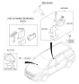 Diagram for 2017 Kia Sedona Light Control Module - 92170A9000