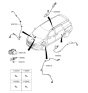 Diagram for Kia Sedona ABS Control Module - 58920A9350