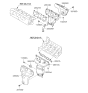 Diagram for 2018 Kia Sedona Catalytic Converter - 285103CHX0