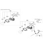 Diagram for 2016 Kia Sedona Car Mirror - 87620A9360