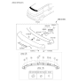 Diagram for 2016 Kia Sedona Windshield Washer Nozzle - 98930A9000