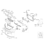 Diagram for 2018 Kia Sedona Grille - 86560A9000