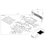 Diagram for 2019 Kia Sedona Floor Pan - 65512A9000