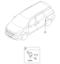 Diagram for Kia Rio Door Jamb Switch - 93560B4000