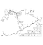 Diagram for 2017 Kia Sedona Hydraulic Hose - 58732A9000