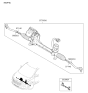 Diagram for 2016 Kia Sedona Steering Gear Box - 57700A9501