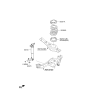 Diagram for 2017 Kia Sedona Shock Absorber - 55310A9400