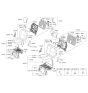 Diagram for 2020 Kia Sedona Seat Cushion - 89100A9072DLG