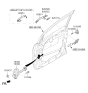 Diagram for 2018 Kia Sedona Door Handle - 82651A9700ABT