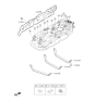 Diagram for 2020 Kia Sedona Fuel Tank Strap - 31211A9000