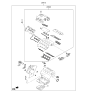 Diagram for 2018 Kia Sedona Cylinder Head Gasket - 209103CS01