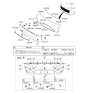 Diagram for 2016 Kia Sedona Emblem - 86312A9000