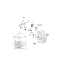 Diagram for Kia Drive Belt - 252123LAA0