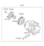 Diagram for 2017 Kia Sedona A/C Clutch - 97644A9000