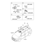 Diagram for 2015 Kia Sedona Antenna Cable - 96230A9300