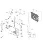 Diagram for Kia Sedona A/C Condenser - 97606A9200