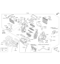 Diagram for Kia Sedona Heater Core - 97138A9000