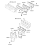 Diagram for 2019 Kia Sedona Catalytic Converter - 285103L310