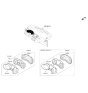 Diagram for 2021 Kia Sedona Speedometer - 94043A9460