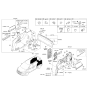 Diagram for 2021 Kia Sedona Cup Holder - 85733A9510DAA