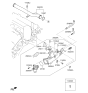 Diagram for Kia Sedona Thermostat Housing - 256203L300