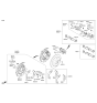 Diagram for Kia Brake Caliper Repair Kit - 582324D000