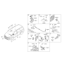 Diagram for 2021 Kia Sedona Air Bag Control Module - 95910A9050