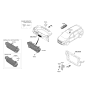 Diagram for 2019 Kia Sedona Blower Control Switches - 97250A9141WK