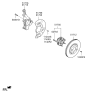 Diagram for 2019 Kia Sedona Steering Knuckle - 51715A9500