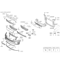 Diagram for 2019 Kia Sedona Parking Assist Distance Sensor - 95720A97004SS