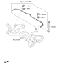 Diagram for Kia Sedona Sway Bar Kit - 54810A9500