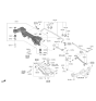 Diagram for 2019 Kia Sedona Sway Bar Kit - 55510A9000