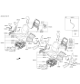 Diagram for 2019 Kia Sedona Armrest - 89910A9BD0D7J