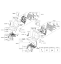 Diagram for 2021 Kia Sedona Seat Cushion - 89100A9AA0D7K