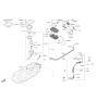 Diagram for Kia K5 Canister Purge Valve - 31430G3000