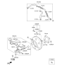 Diagram for Kia Sedona Brake Master Cylinder - 58510A9300