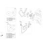 Diagram for Kia Serpentine Belt - 252122E820