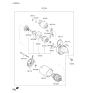 Diagram for Kia Soul Starter Motor - 361002E200