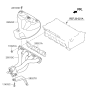 Diagram for Kia Soul Exhaust Heat Shield - 285252E000