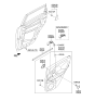 Diagram for 2016 Kia Soul Power Window Switch - 93580B2500CA