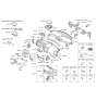 Diagram for 2017 Kia Soul Steering Column Cover - 84855B2000EQ