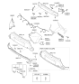 Diagram for Kia Bumper - 86611B2020