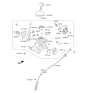 Diagram for Kia Soul Automatic Transmission Shifter - 46700B2120