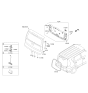 Diagram for Kia Soul EV Door Handle - 81720B2000