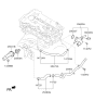 Diagram for 2012 Kia Soul Thermostat Housing - 256312B053