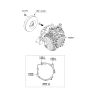 Diagram for Kia Soul Transmission Assembly - 4500026MA1