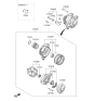 Diagram for Kia Seltos Alternator Bracket - 374602E120