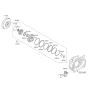 Diagram for Kia Rio Torque Converter - 4510026060