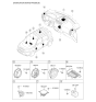 Diagram for Kia Soul Car Speakers - 96310B2000